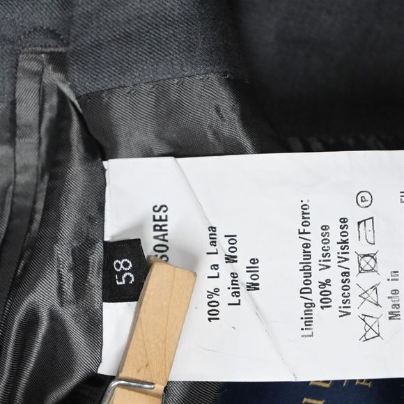 Dielmar Private 48R Gray Dormeuil Amadeus 365 Wool Mens Suit Jacket Sport Coat - Picture 5 of 12